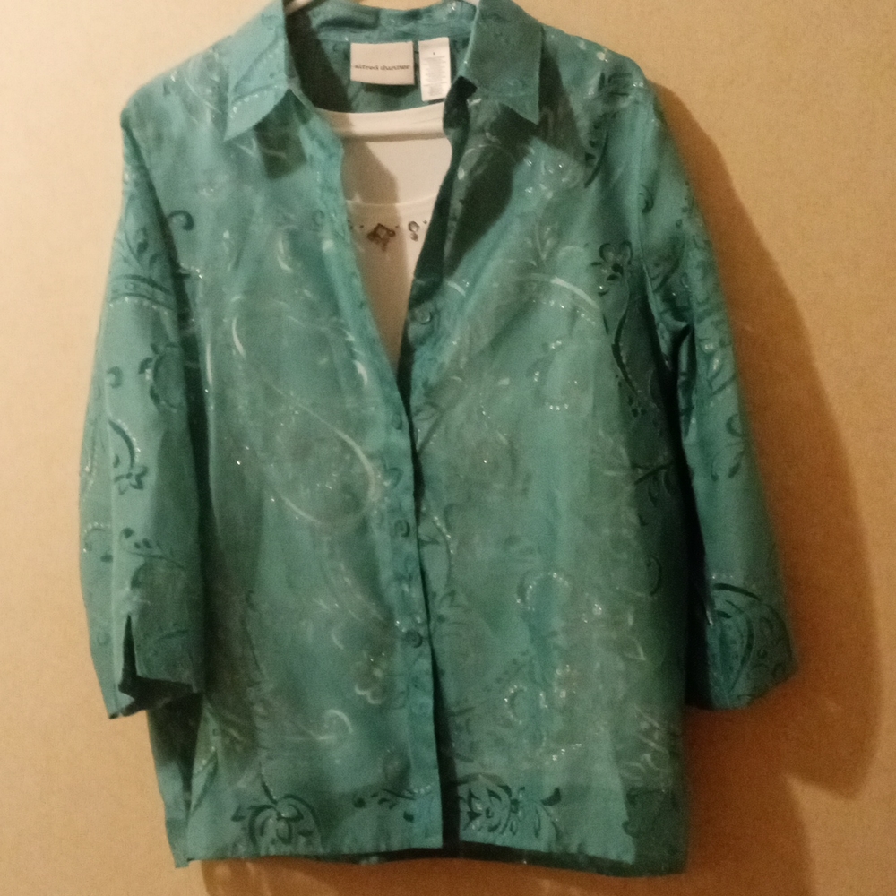 New. Alfred Dunner 2 Piece Blouse